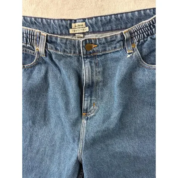 LL Bean Women’s Original Fit Relaxed Jeans – Size 18W | Classic Denim - Picture 4 of 6